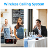 Daytech Restaurant Pager System Wireless Calling System for Customers Restaurant Clinic Waiter Nurse Service System with 1 Display Receiver 1 Watch Receiver and 10 Waterproof Call Buttons