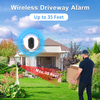 CallToU Solar Driveway Alarm, 1/2 Mile Driveway Alarms Wireless Outside Weatherproof