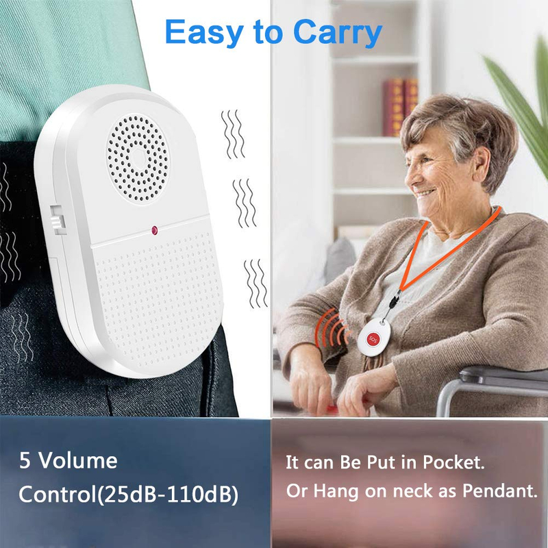 Daytech VP02+BT003 Wireless Nurse Alert System 
