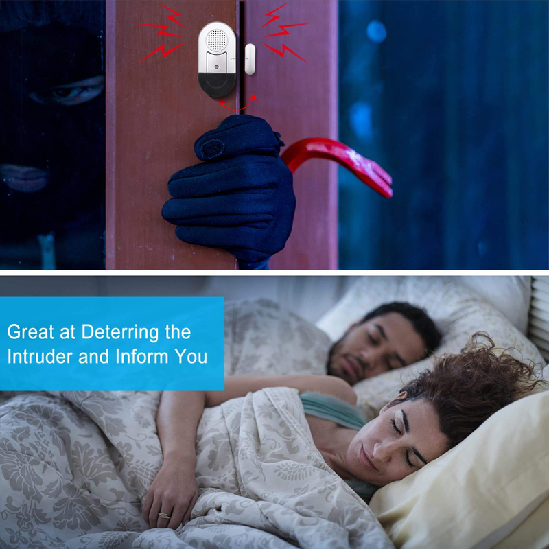 Daytech 8 Magnetic Sensors Wireless Magnetic Door Sensor 