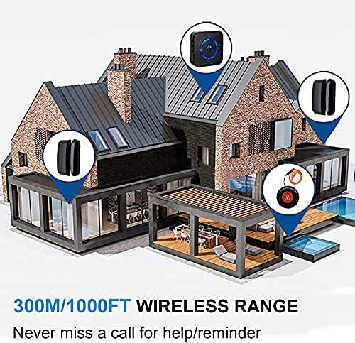 Daytech Wireless CC03 2 Alarm Sensor SOS Button Door Waterproof Wireless Window Door Open Alarm