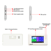Daytech TA03-KIT1 Full Touch Color Screen Wireless WiFi GSM Alarm System