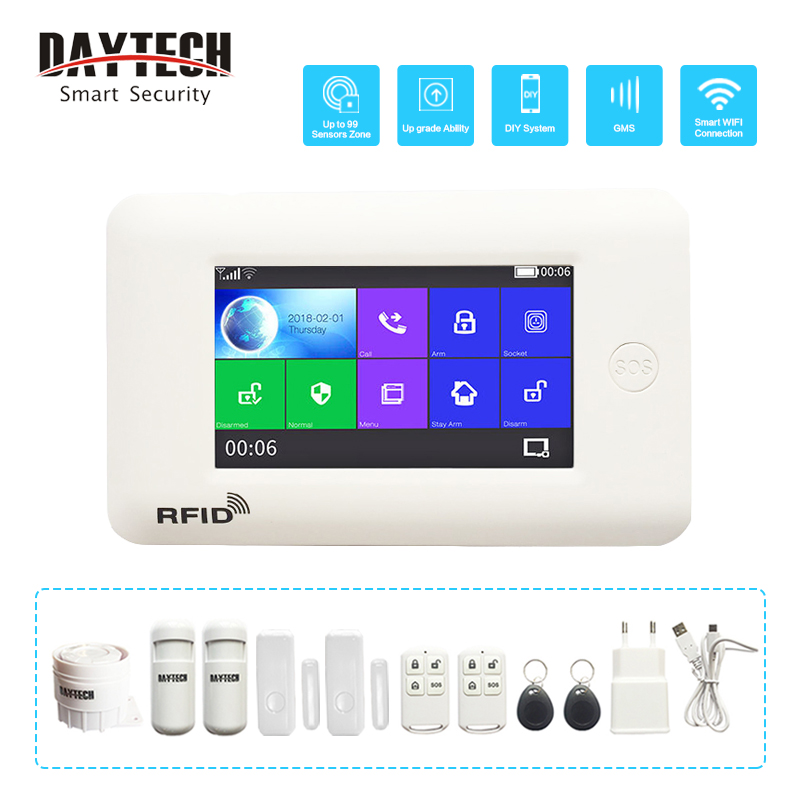 Daytech TA03WH-KIT2 Tuya Smart Security Wired Anti-Theft Smart Alarm System