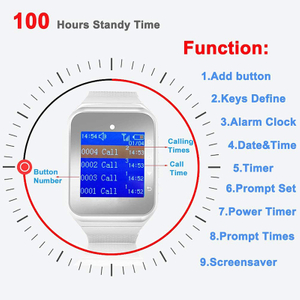 Daytech SW05 Wireless 300M Long Range Distance waiter calling watch pager