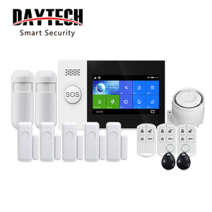 DAYTECH TA04-KIT3 Tuya APP Control Full Touch Screen Home Security WiFi GSM Alarm System