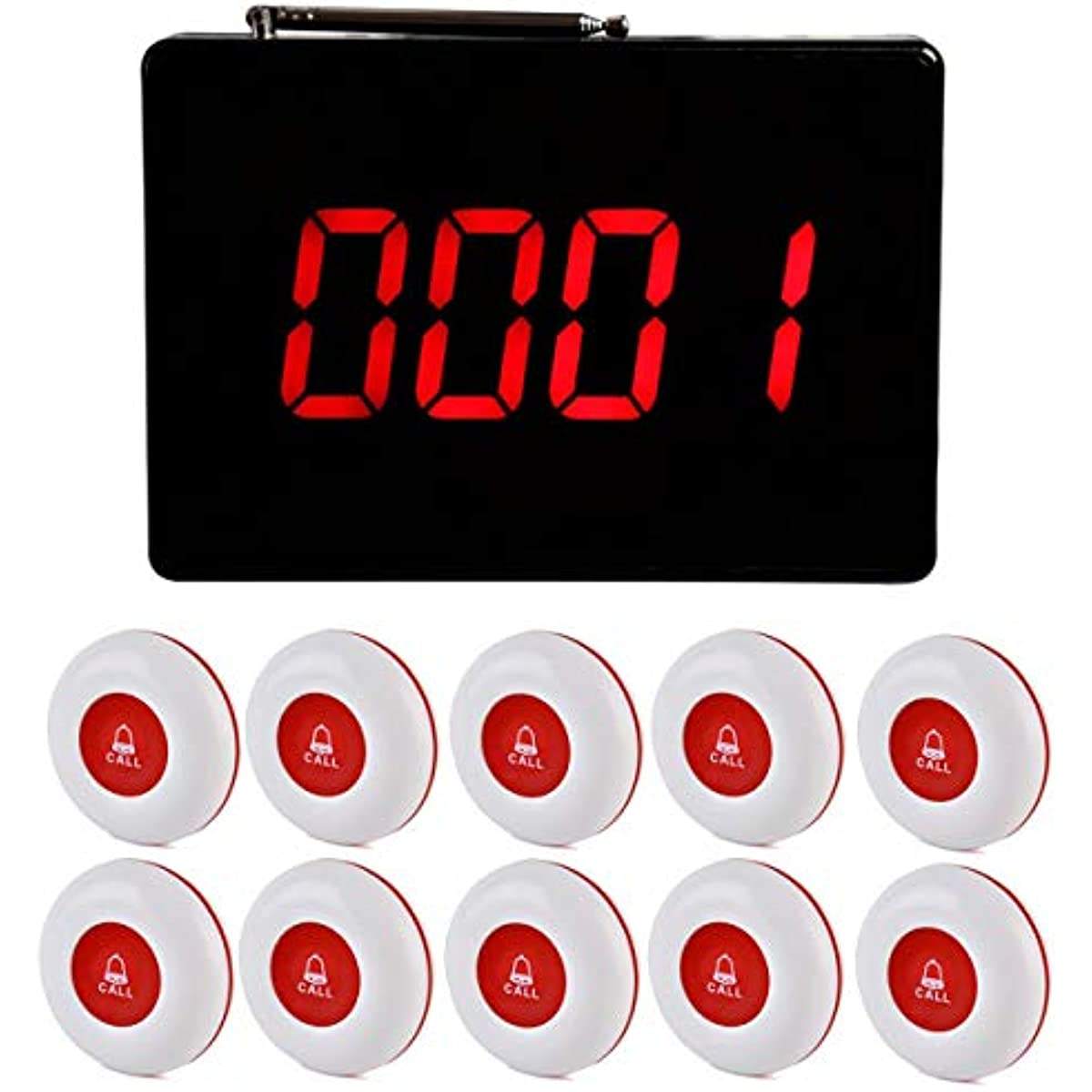 Daytech E-P4-10US Wireless Calling System Patient Pager System