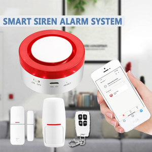 Smart Wireless WIFI Home Security Alarms System Kit Motion Sensor Door Sensor PIR home alarm system